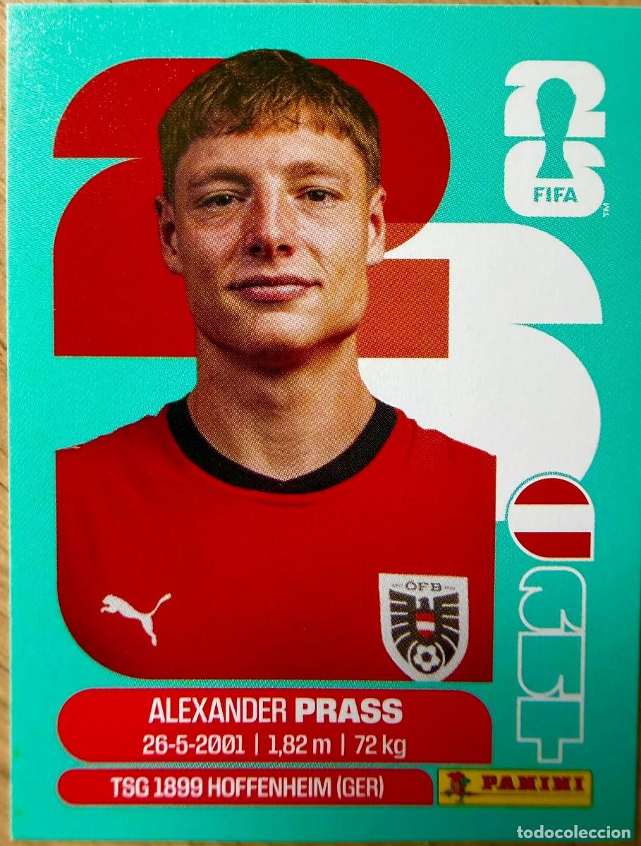 Cromos de F&uacute;tbol: AUT9 AUT 9 ALEXANDER PRASS AUSTRIA MUNDIAL FIFA WORLD CUP 2026 26 STICKER CROMO PANINI SIN PEGAR
