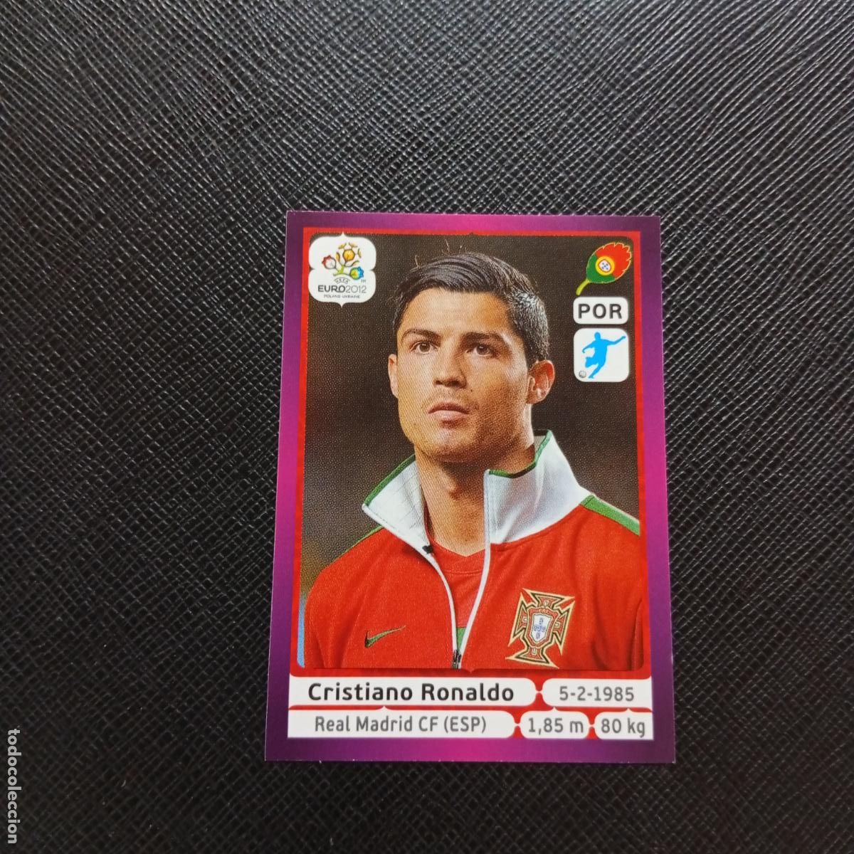 Cromos de F&uacute;tbol: 277 CRISTIANO RONALDO PORTUGAL PANINI EUROCOPA POLONIA 2012 CROMO EURO 12 - SIN PEGAR - A21 PG19