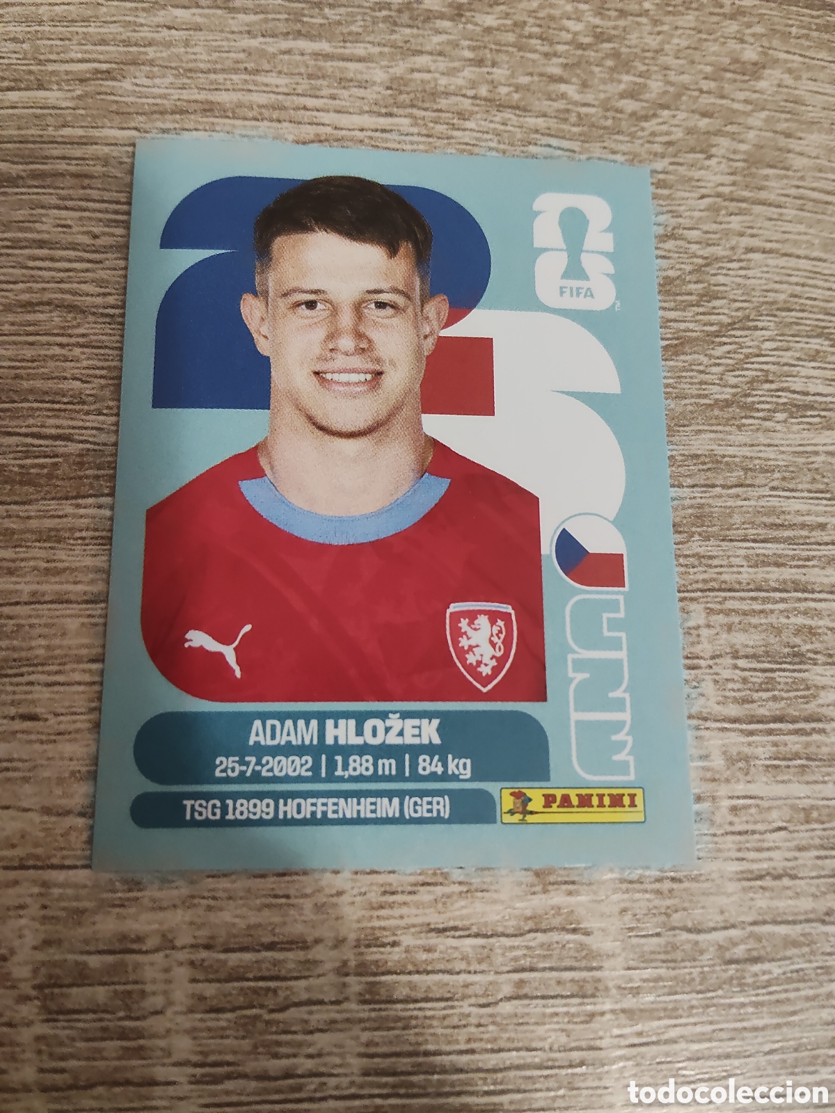 Cromos de F&uacute;tbol: Panini mundial 2026 CZE 19 Adam Hlozek Rep&uacute;blica Checa