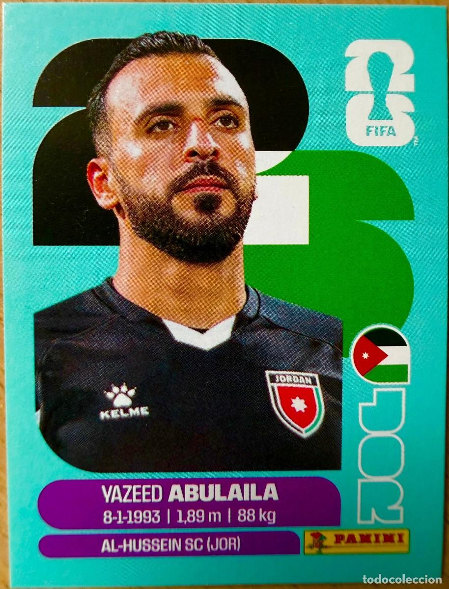 Fu&szlig;ball-Sticker: JOR2 JOR 2 ABULAILA JORDANIA MUNDIAL FIFA WORLD CUP 2026 26 STICKER CROMO PANINI SIN PEGAR