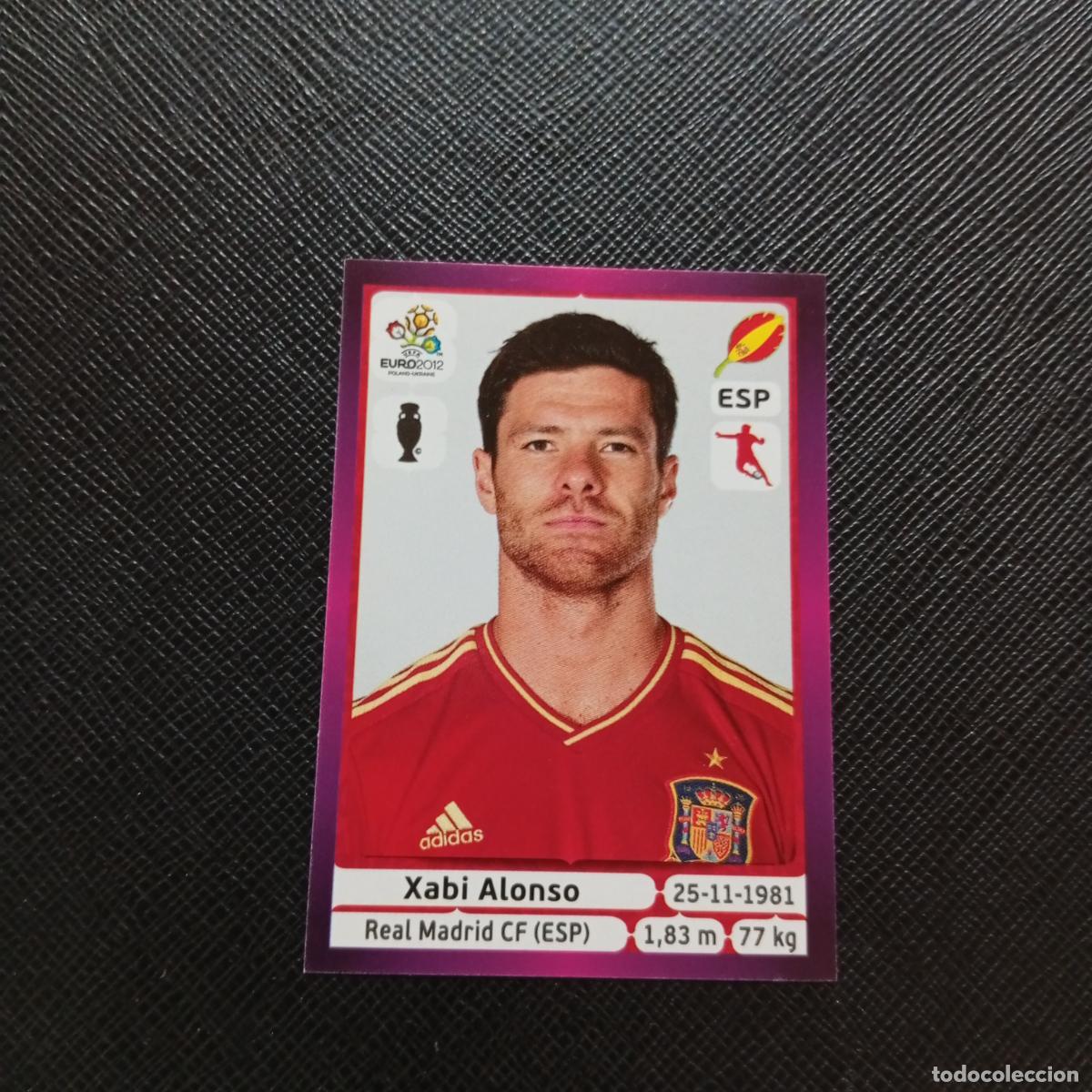 Fu&szlig;ball-Sticker: 297 XABI ALONSO ESPA&Ntilde;A PANINI EUROCOPA POLONIA 2012 CROMO FUTBOL EURO 12 - SIN PEGAR - A21 PG19