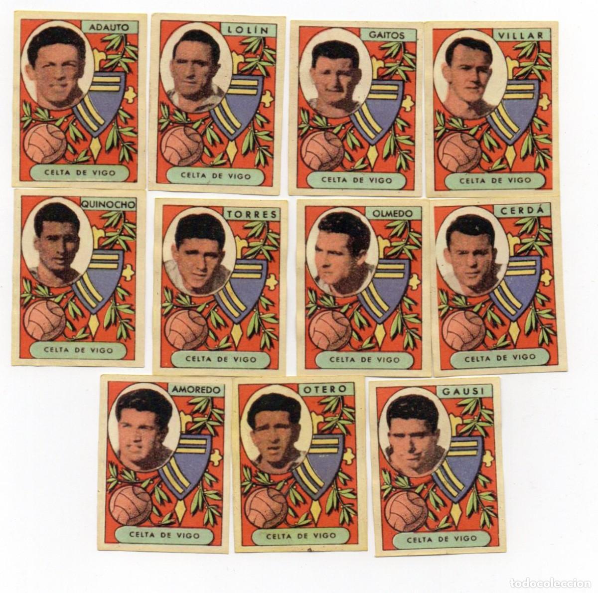 Fu&szlig;ball-Sticker: CELTA DE VIGO,1955 DE FARMACIA SERRA