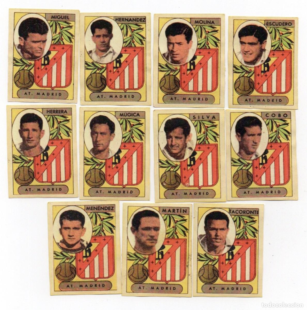 Fu&szlig;ball-Sticker: AT. MADRID 1955, DE FARMACIA SERRA