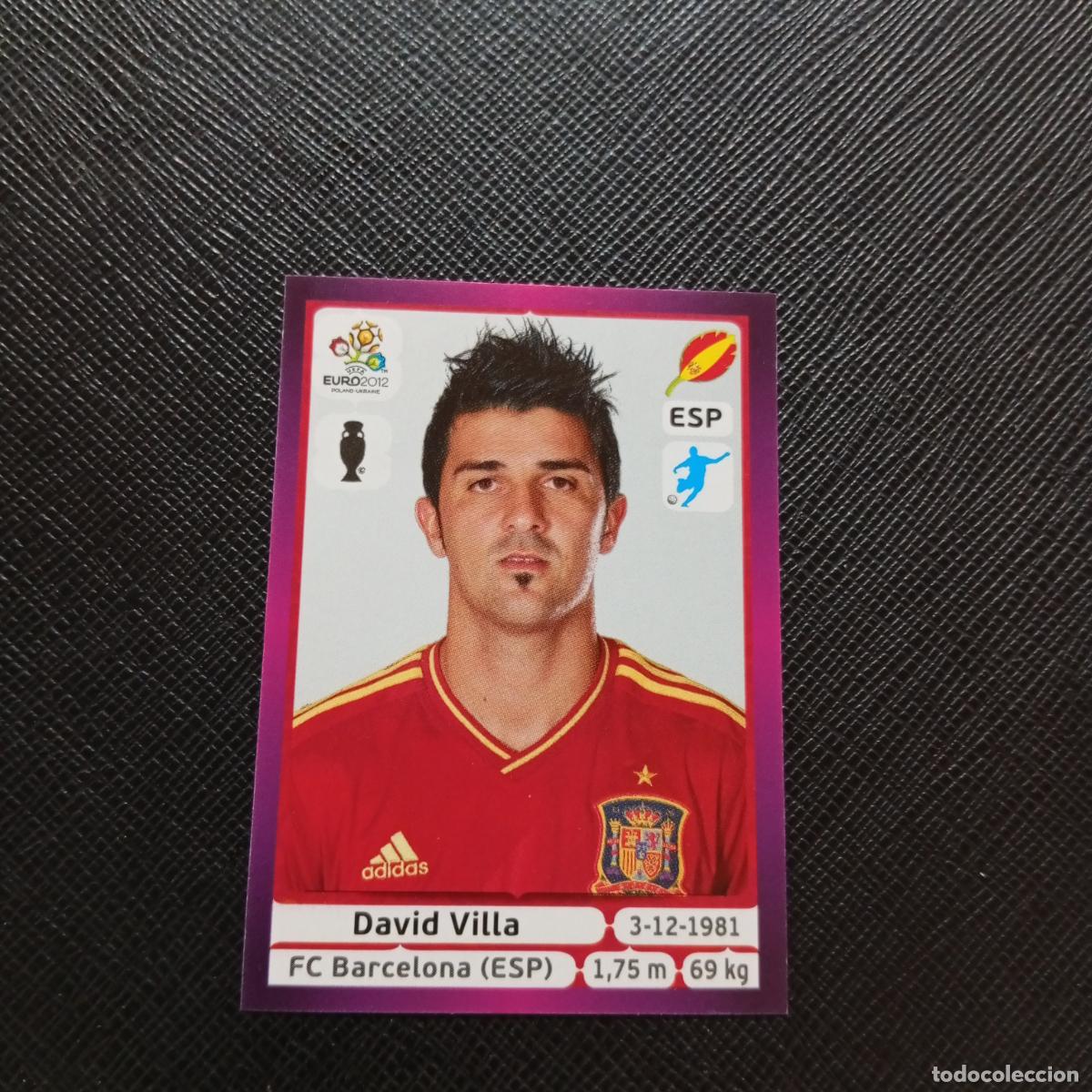 Fu&szlig;ball-Sticker: 304 VILLA ESPA&Ntilde;A PANINI EUROCOPA POLONIA 2012 CROMO FUTBOL EURO 12 - SIN PEGAR - A21 PG28