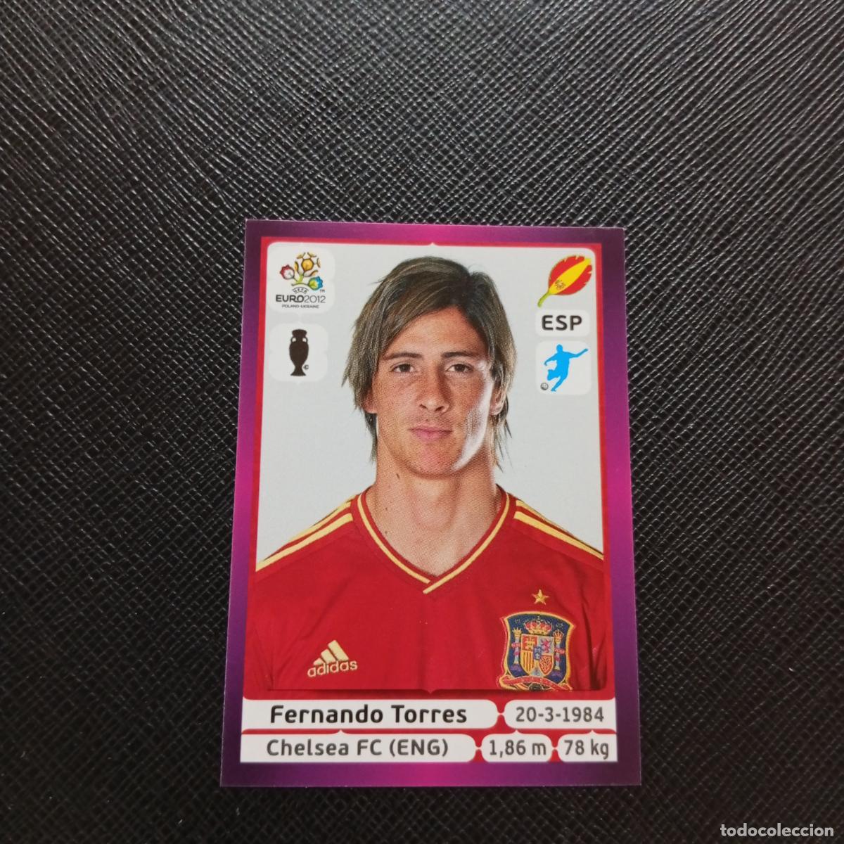 Fu&szlig;ball-Sticker: 305 FERNANDO TORRES ESPA&Ntilde;A PANINI EUROCOPA POLONIA 2012 CROMO FUTBOL EURO 12 - SIN PEGAR - A21 PG28