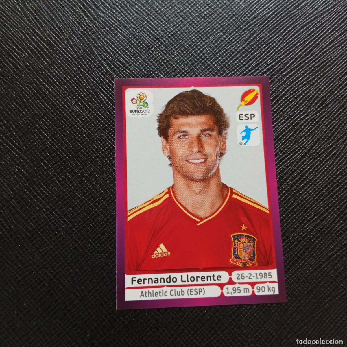 Fu&szlig;ball-Sticker: 306 LLORENTE ESPA&Ntilde;A PANINI EUROCOPA POLONIA 2012 CROMO FUTBOL EURO 12 - SIN PEGAR - A21 PG28
