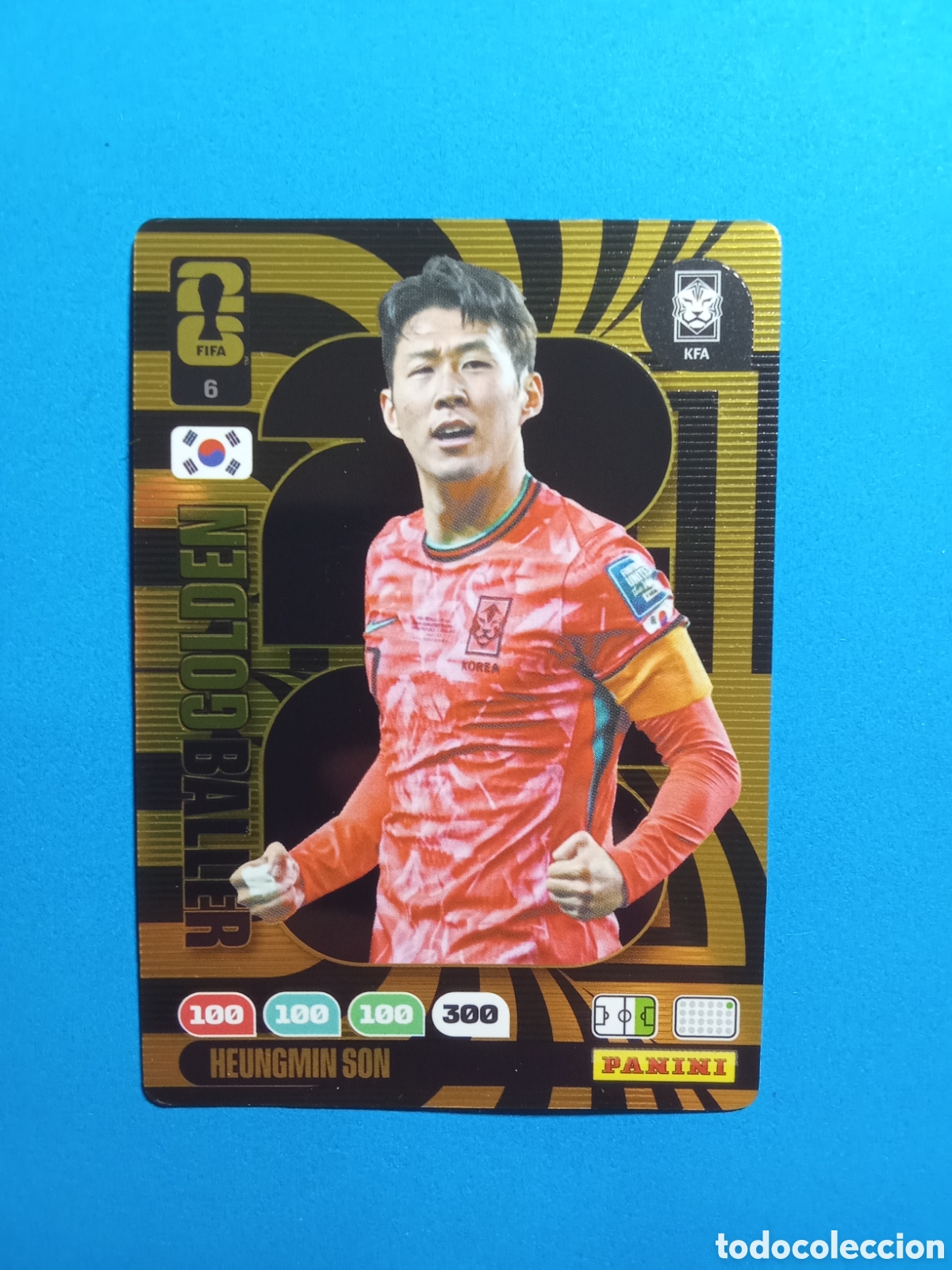Figurine di Calcio: CROMO 6 GOLDEN BALLER SON KOREA FIFA WORLD CUP 26 MUNDIAL 2026