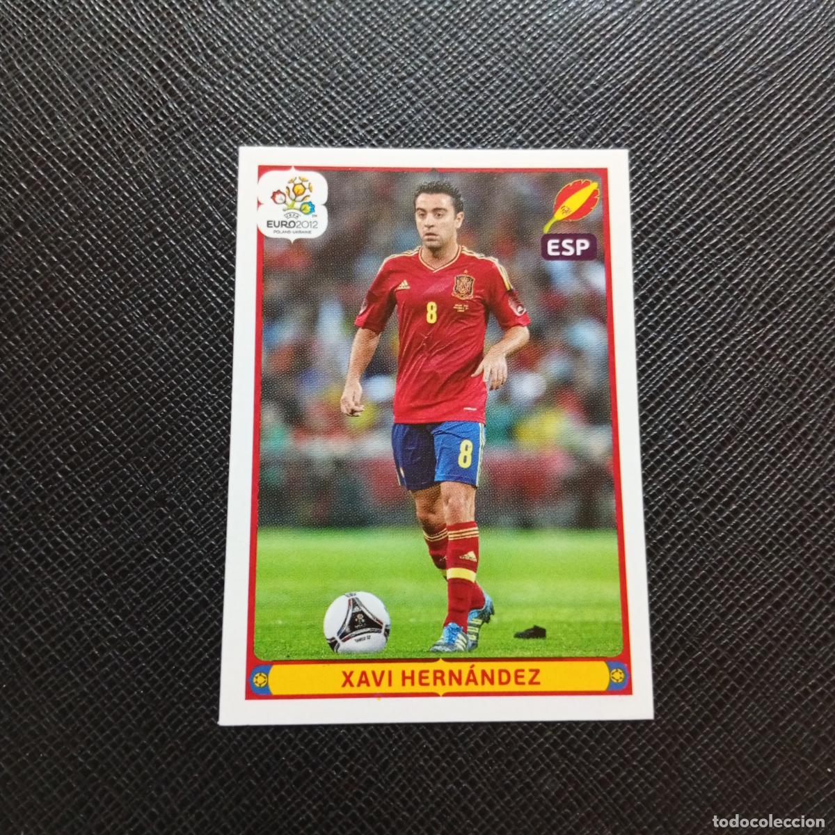 Figurine di Calcio: 308 XAVI ESPA&Ntilde;A PANINI EUROCOPA POLONIA 2012 CROMO FUTBOL EURO 12 - SIN PEGAR - A21 PG28