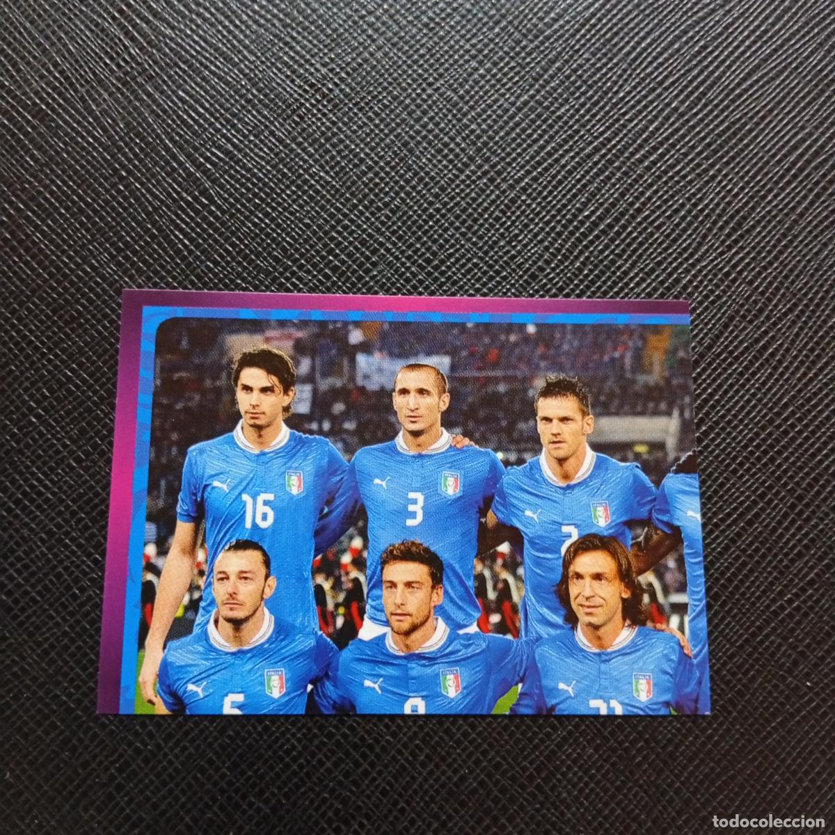 Figurine di Calcio: 312 ALINEACION ITALIA PANINI EUROCOPA POLONIA 2012 CROMO FUTBOL EURO 12 - SIN PEGAR - A21 PG37