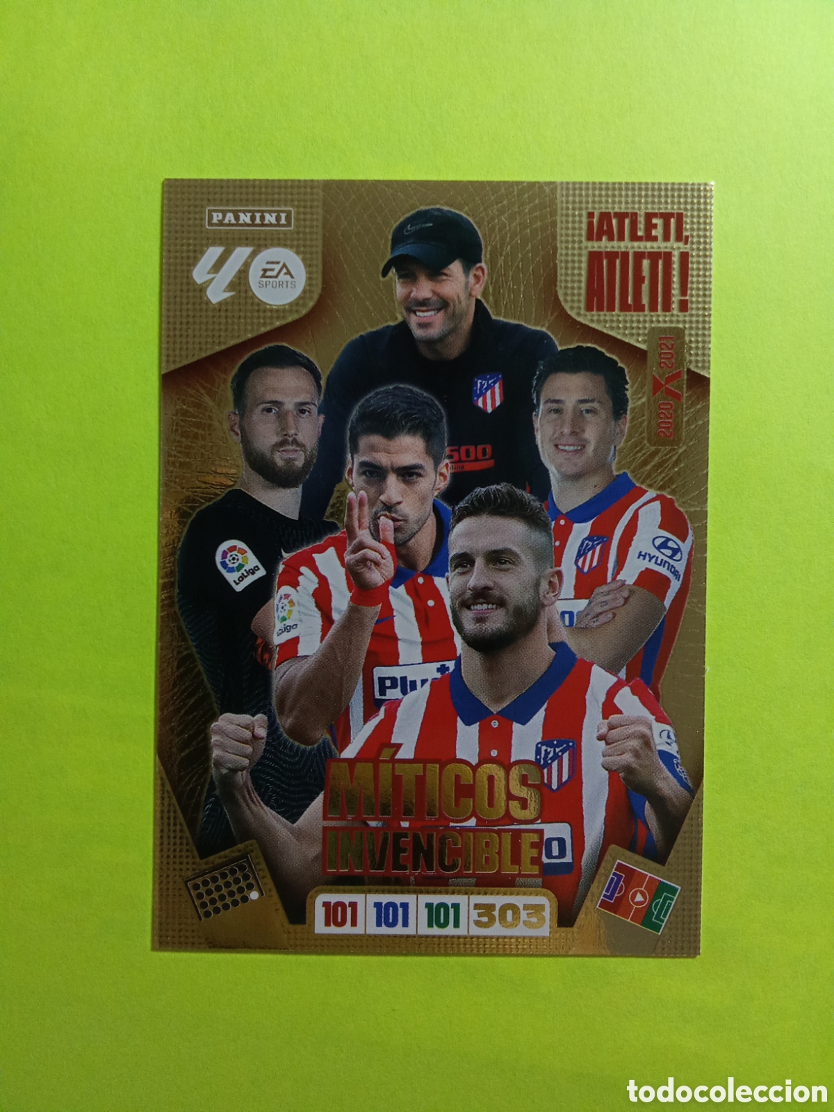 Figurine di Calcio: CROMO MITICOS INVENCIBLE ATLETICO DE MADRID ADRENALYN 25-26