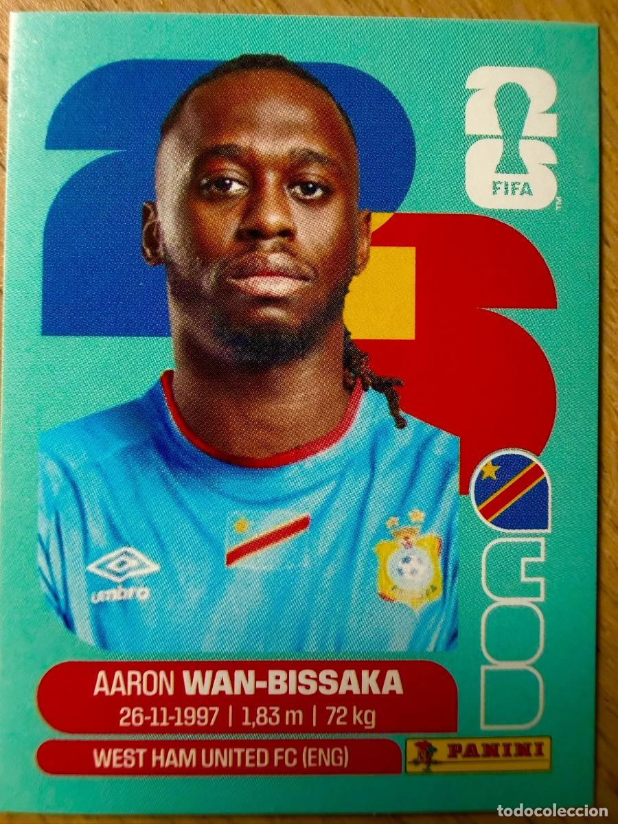 Figurine di Calcio: COD3 COD 3 WAN BISSAKA REPUBLICA CONGO MUNDIAL FIFA WORLD CUP 2026 26 STICKER CROMO PANINI SIN PEGAR