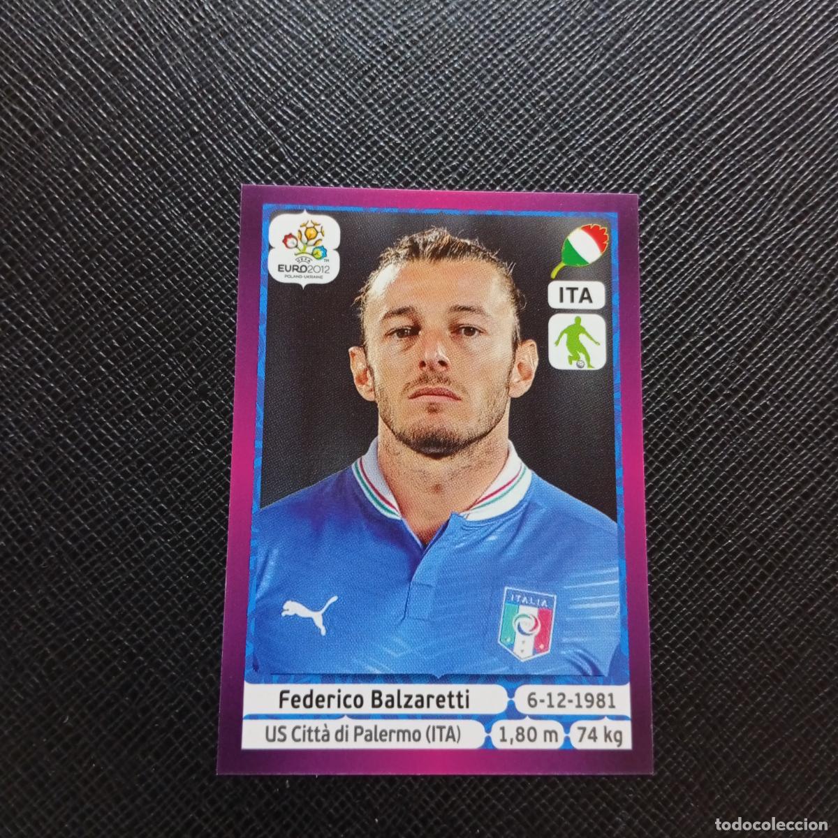 Figurine di Calcio: 321 BALZARETTI ITALIA PANINI EUROCOPA POLONIA 2012 CROMO FUTBOL EURO 12 - SIN PEGAR - A21 PG46