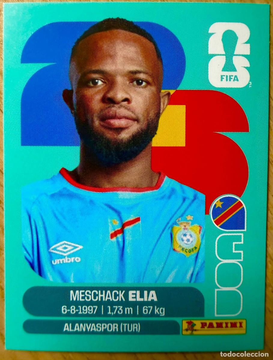 Figurine di Calcio: COD15 COD 15 ELIA REPUBLICA CONGO MUNDIAL FIFA WORLD CUP 2026 26 STICKER CROMO PANINI SIN PEGAR