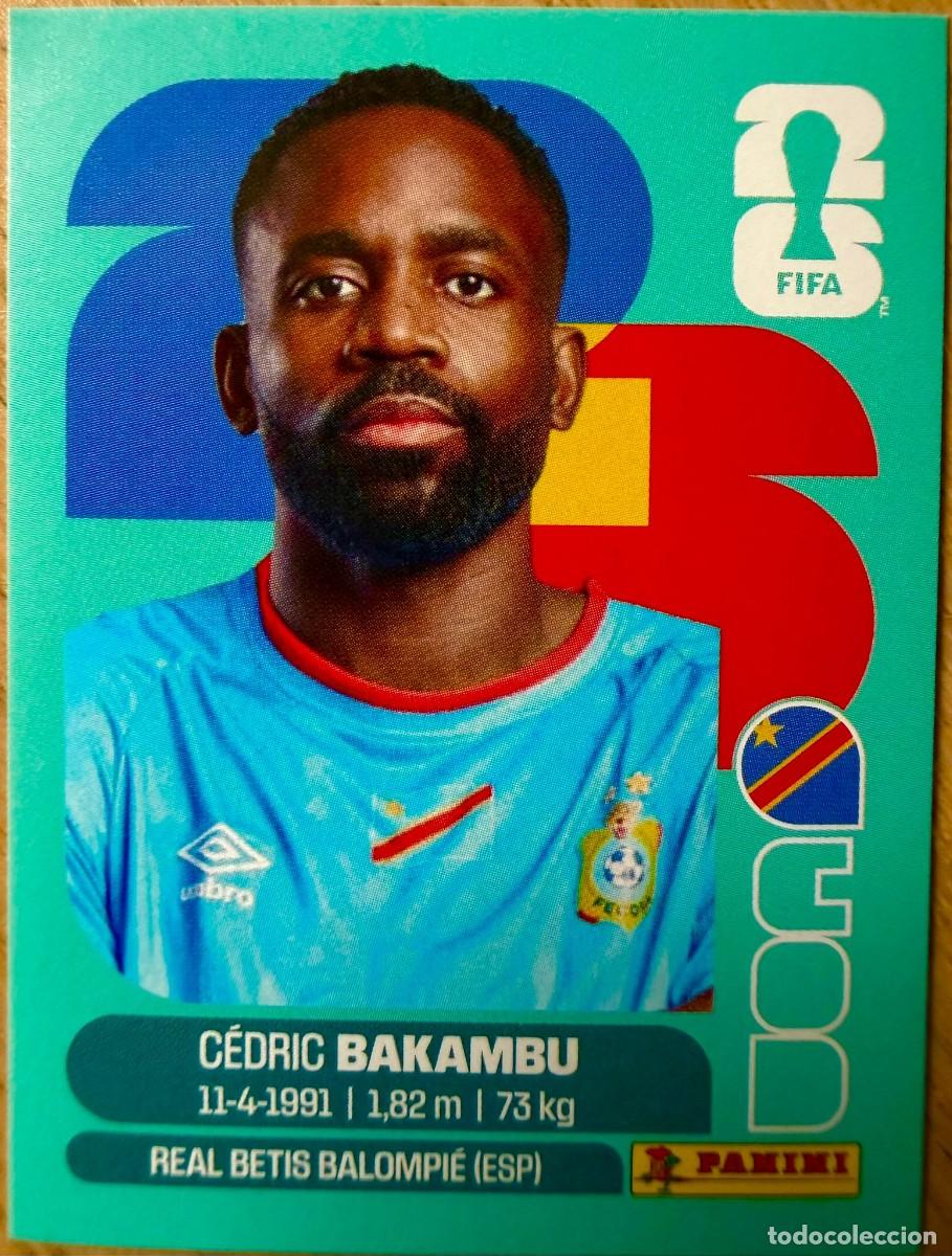 Figurine di Calcio: COD19 COD 19 BAKAMBU REPUBLICA CONGO MUNDIAL FIFA WORLD CUP 2026 26 STICKER CROMO PANINI SIN PEGAR