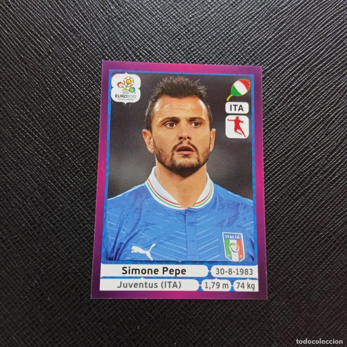 Cromos de Futebol: 330 PEPE ITALIA PANINI EUROCOPA POLONIA 2012 CROMO FUTBOL EURO 12 - SIN PEGAR - A21 PG55