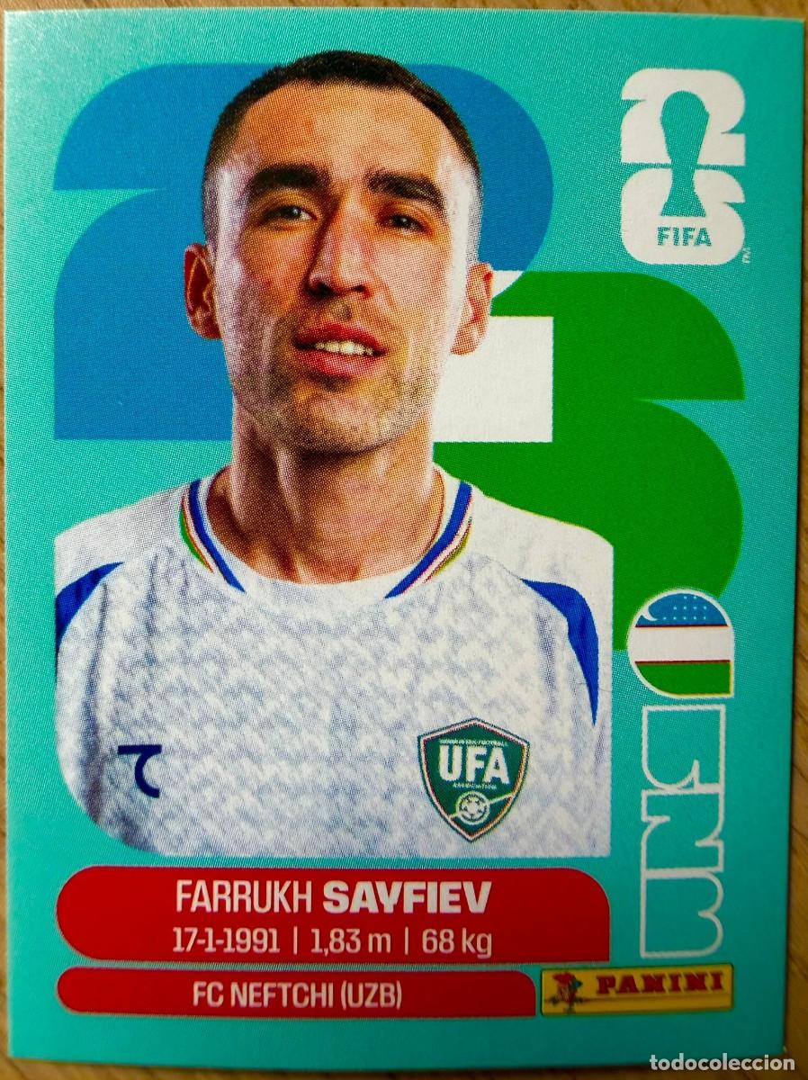 Cromos de F&uacute;tbol: UZB3 UZB 3 SAYFIEV UZBEKISTAN MUNDIAL FIFA WORLD CUP 2026 26 STICKER CROMO PANINI SIN PEGAR