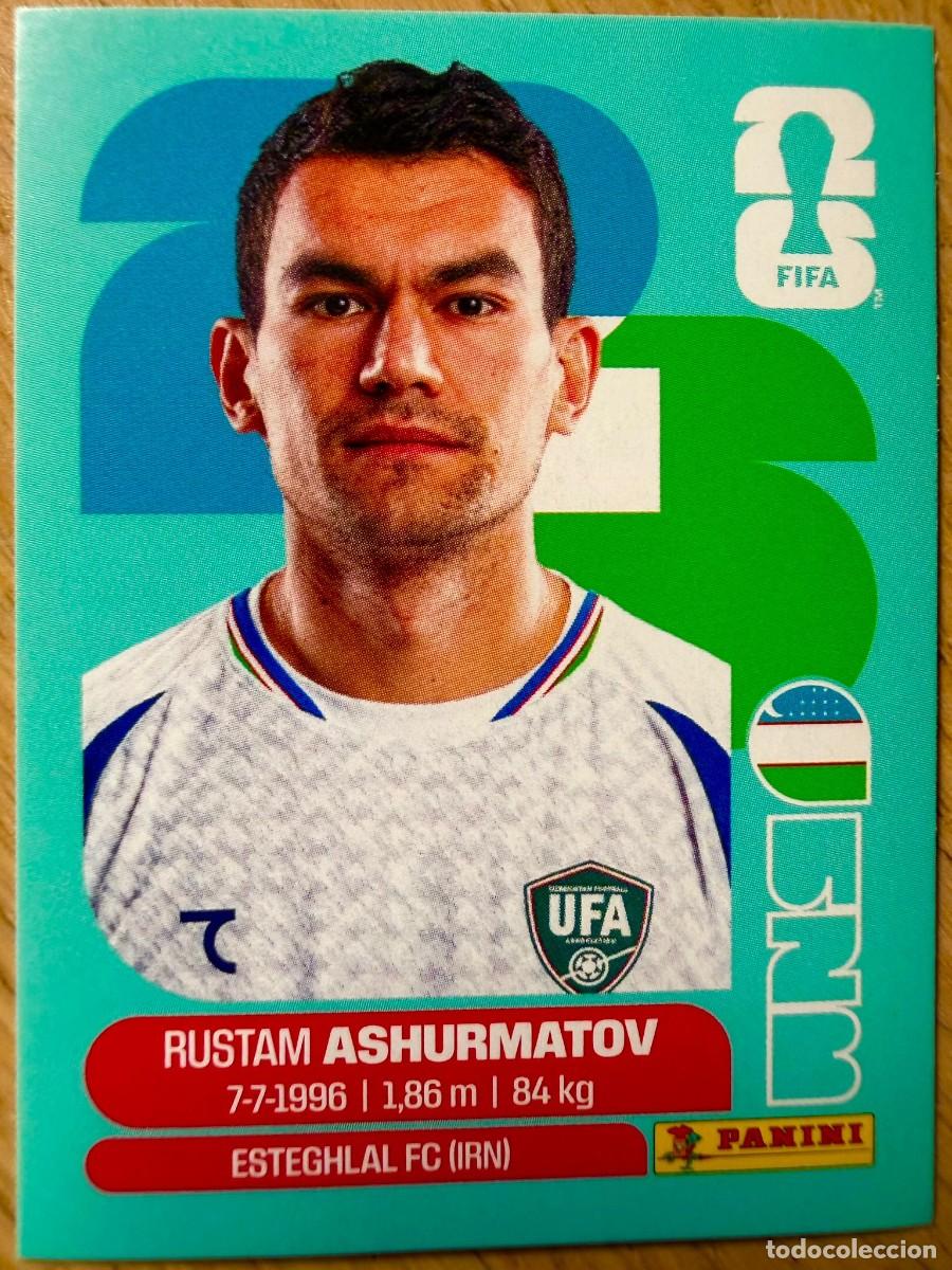 Cromos de F&uacute;tbol: UZB7 UZB 7 ASHURMATOV UZBEKISTAN MUNDIAL FIFA WORLD CUP 2026 26 STICKER CROMO PANINI SIN PEGAR