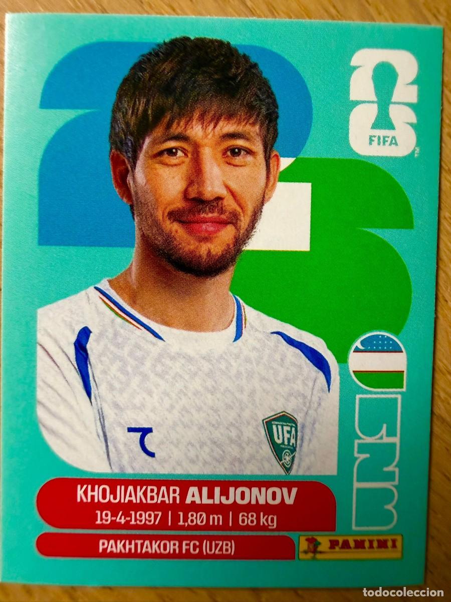 Cromos de F&uacute;tbol: UZB8 UZB 8 ALIJONOV UZBEKISTAN MUNDIAL FIFA WORLD CUP 2026 26 STICKER CROMO PANINI SIN PEGAR