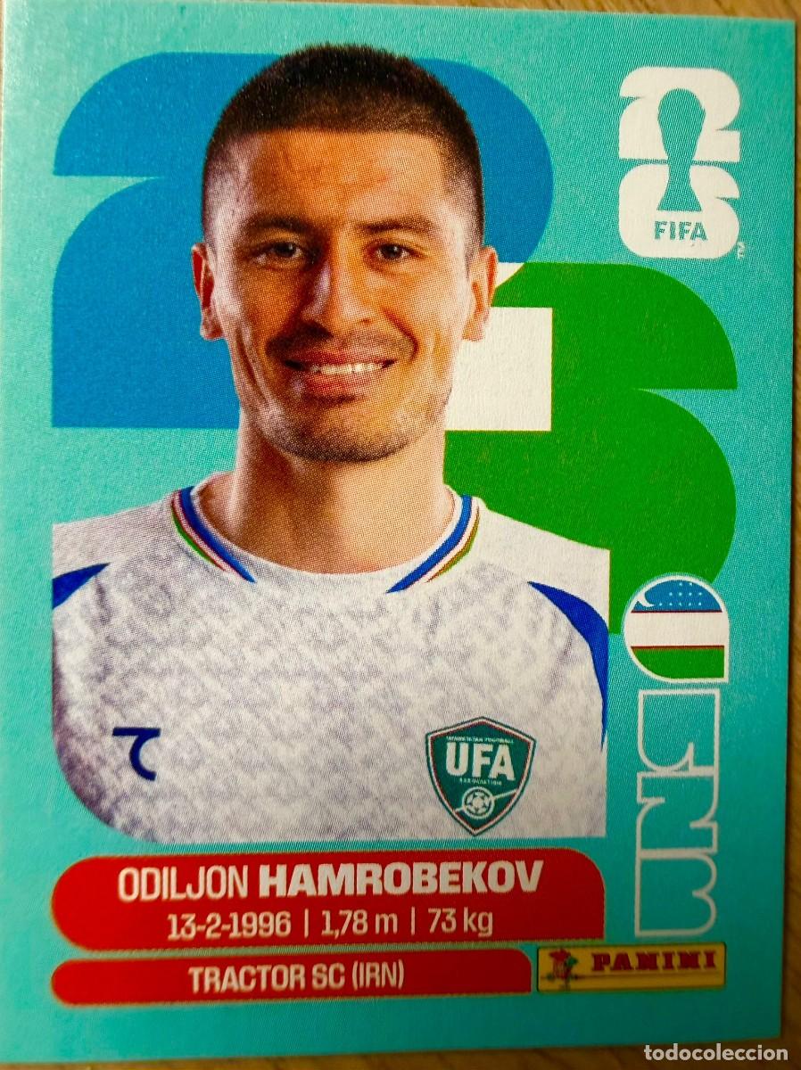 Cromos de F&uacute;tbol: UZB10 UZB 10 HAMROBEKOV UZBEKISTAN MUNDIAL FIFA WORLD CUP 2026 26 STICKER CROMO PANINI SIN PEGAR