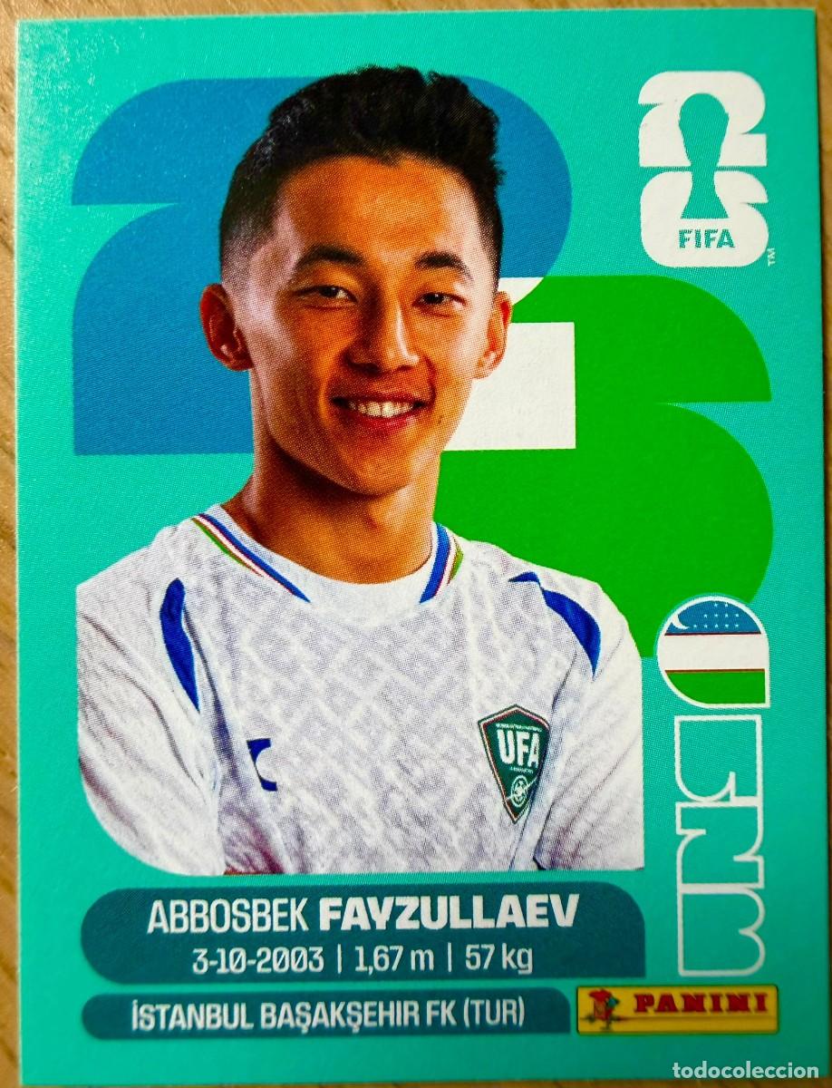 Cromos de F&uacute;tbol: UZB20 UZB 20 FAYZULLAEV UZBEKISTAN MUNDIAL FIFA WORLD CUP 2026 26 STICKER CROMO PANINI SIN PEGAR