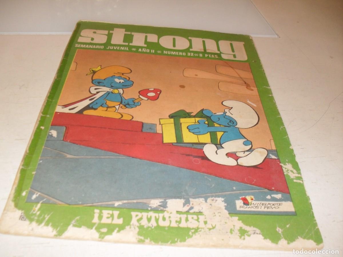 Cromos de F&uacute;tbol: STRONG N&ordm; 32,CON LA DICHOSA VIVIENDA,DE PEDRO ALFEREZ.DE 90,EDITA ARGOS,1969