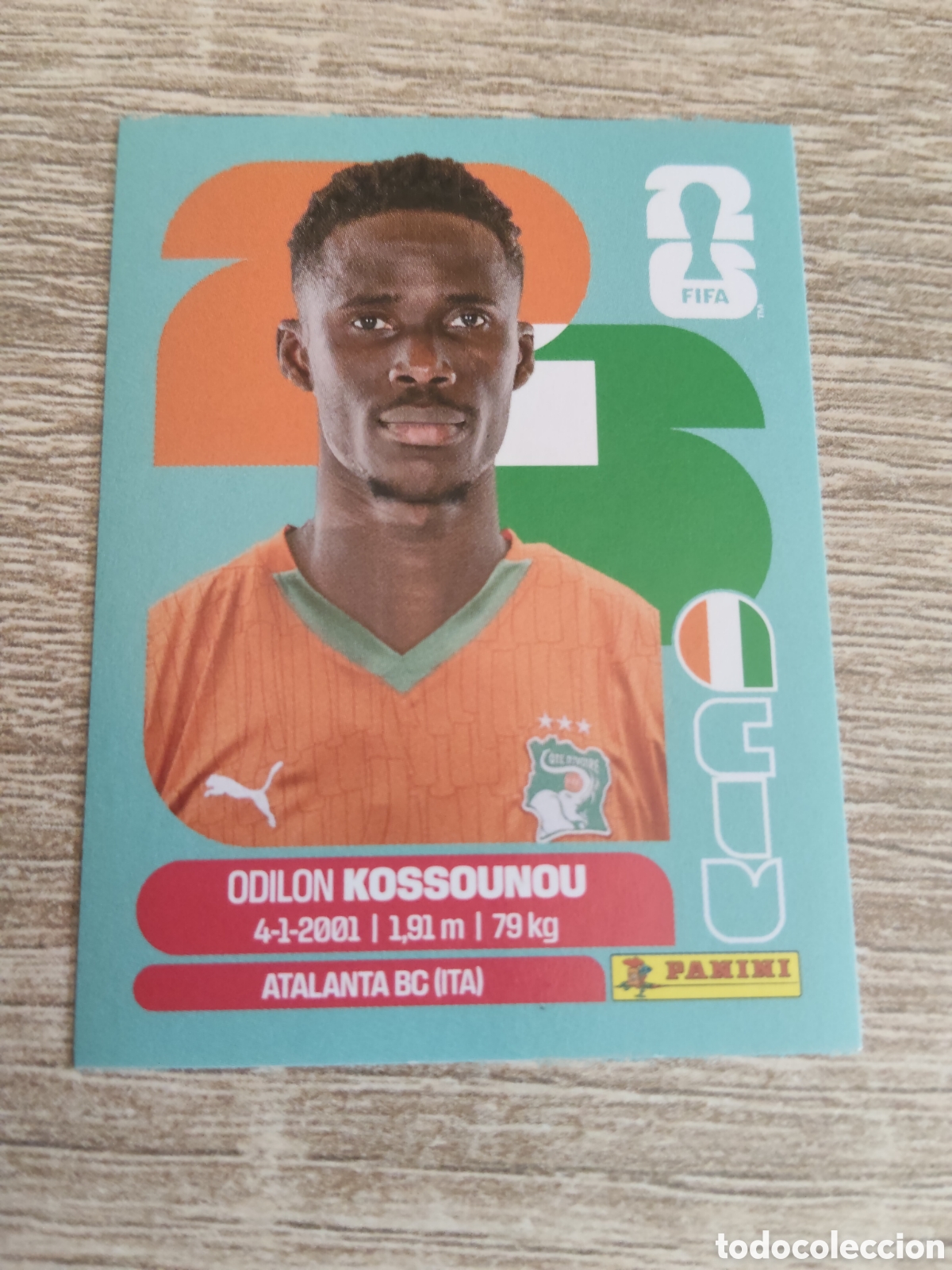 Cromos de F&uacute;tbol: Panini mundial 2026 CIV 5 Odilon Kossounou Costa de Marfil