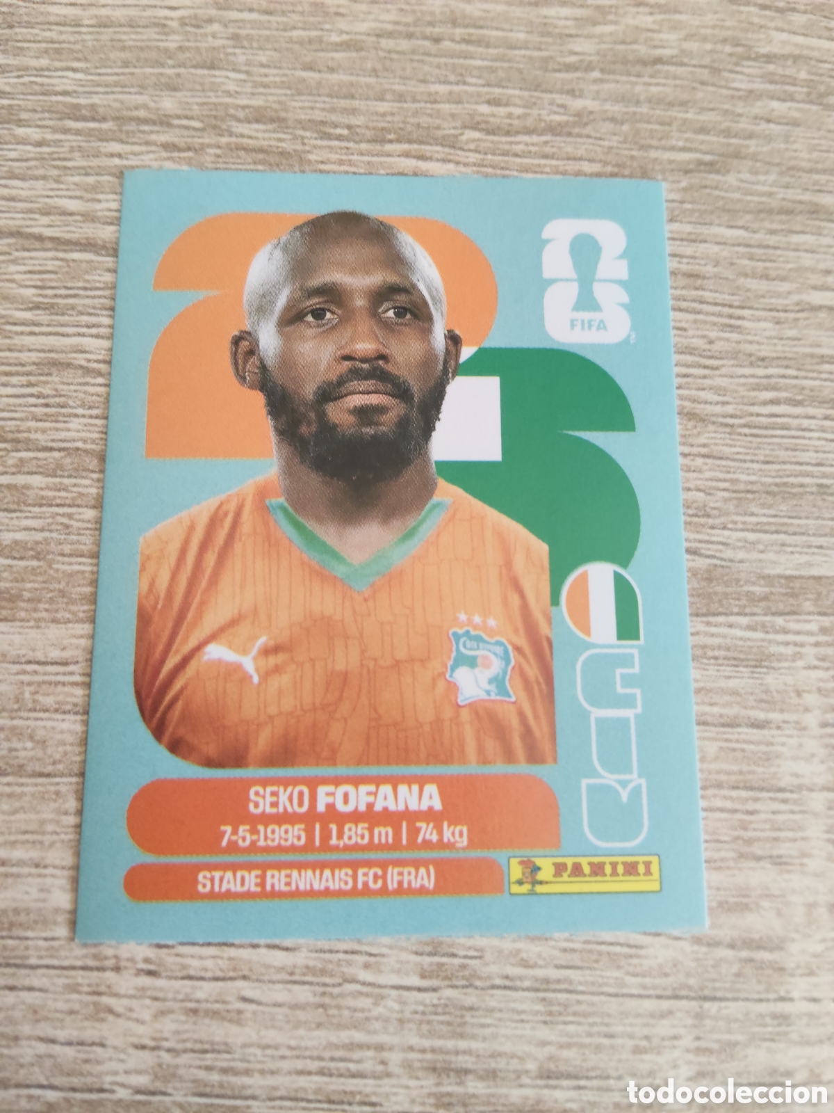 Cromos de F&uacute;tbol: Panini mundial 2026 CIV 11 Seko Fofana Costa de Marfil