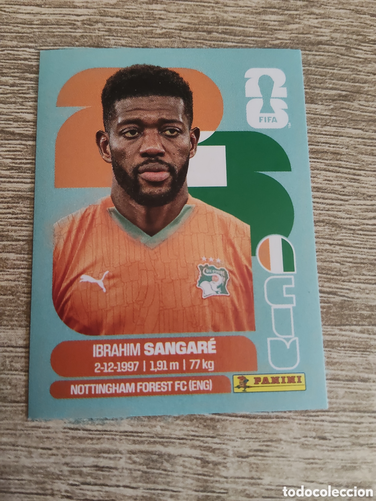 Cromos de F&uacute;tbol: Panini mundial 2026 CIV 12 Ibrahim Sangare Costa de Marfil