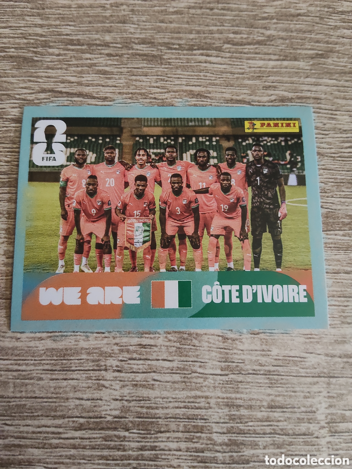 Cromos de F&uacute;tbol: Panini mundial 2026 CIV 13 alineaci&oacute;n Costa de Marfil