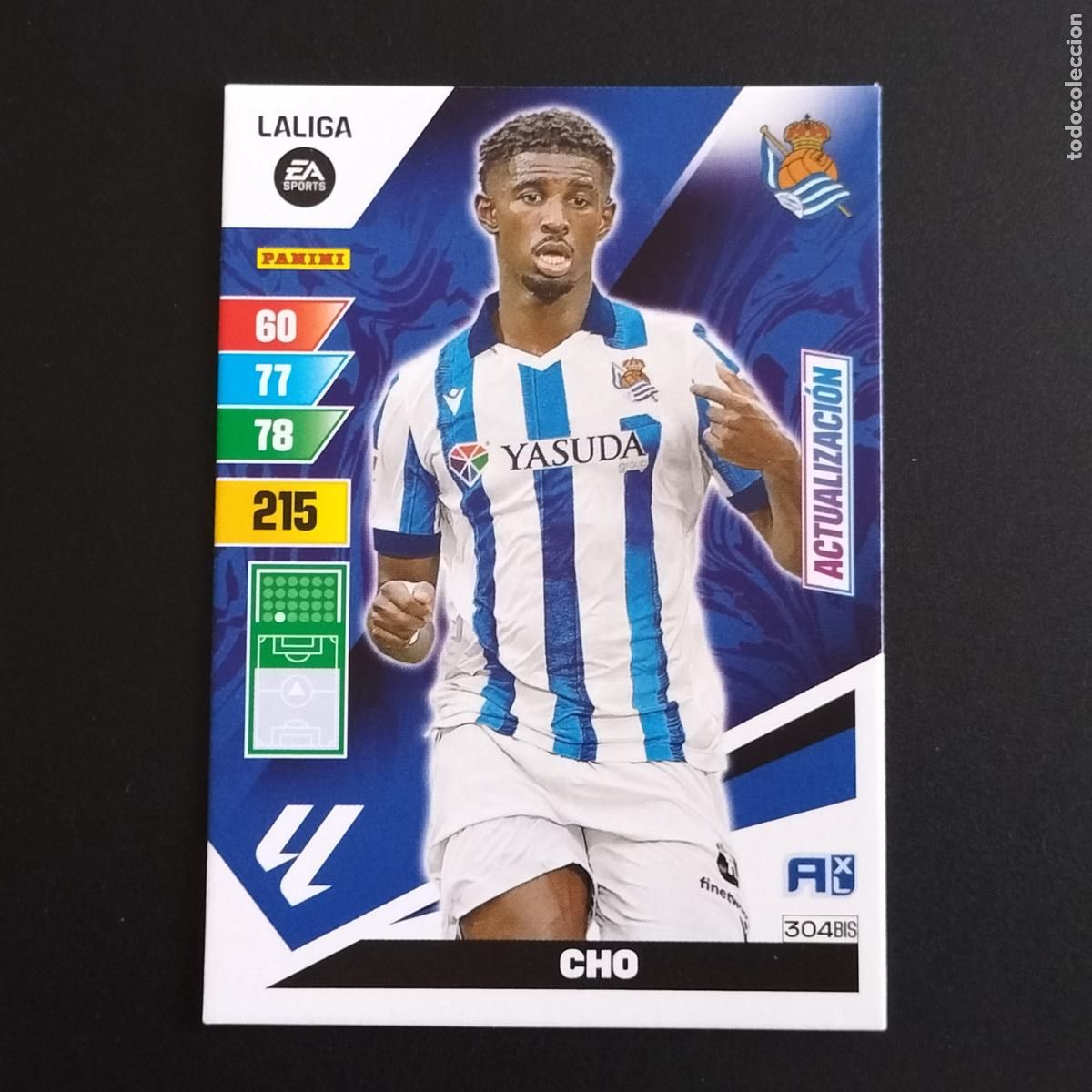 Cromos de F&uacute;tbol: 304 BIS CHO ACTUALIZACION REAL SOCIEDAD CROMOS ADRENALYN XL LALIGA CARD 2023 2024 23 24 PANINI
