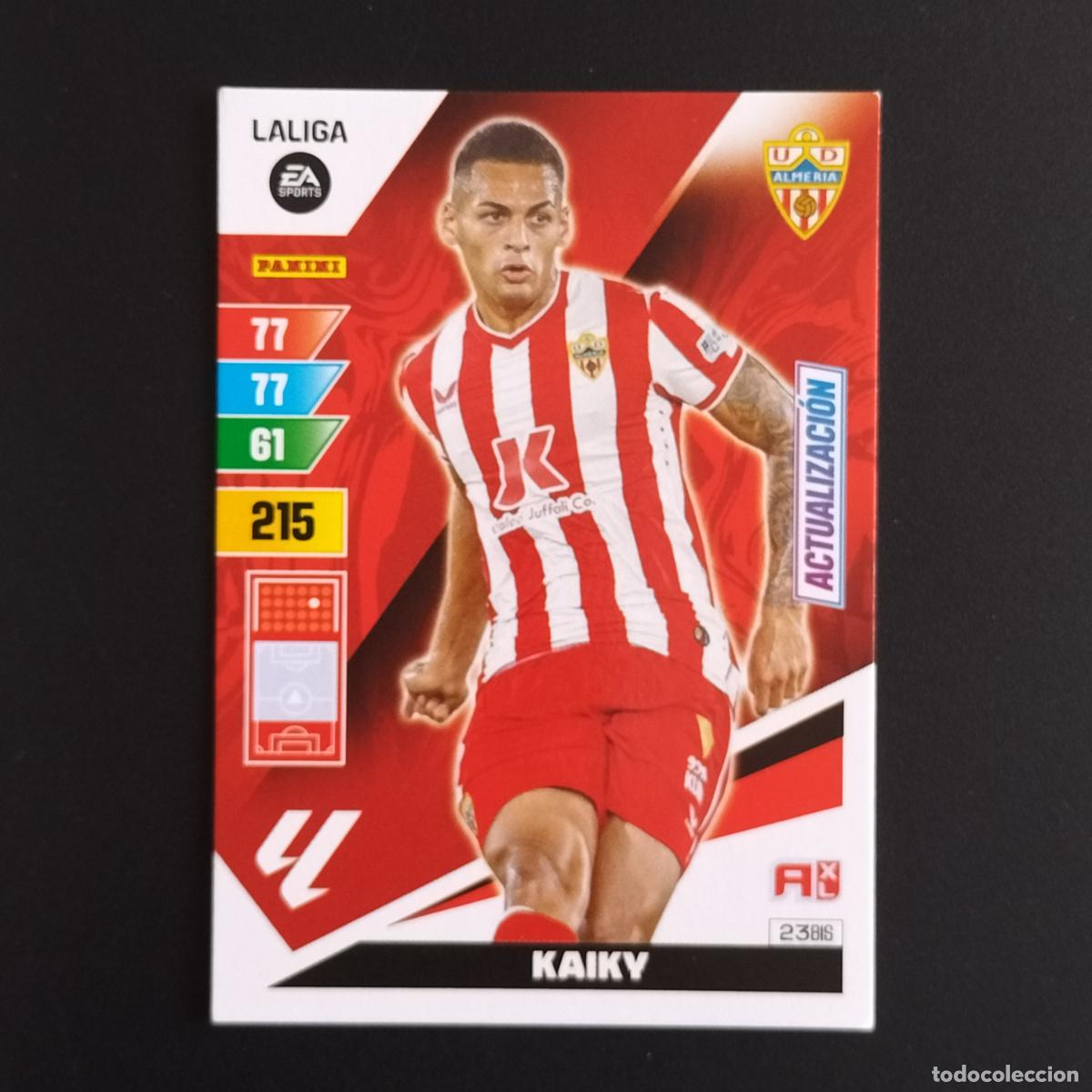 Cromos de F&uacute;tbol: 23 BIS KAIKY ACTUALIZACION ALMERIA CROMOS ADRENALYN XL LALIGA CARD 2023 2024 23 24 PANINI