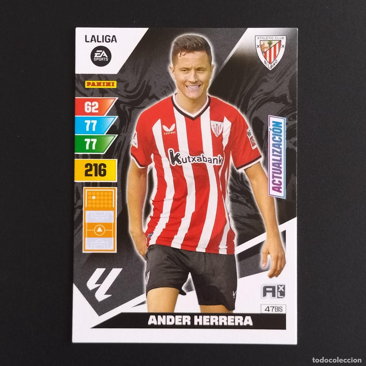 Cromos de F&uacute;tbol: 47 BIS ANDER HERRERA ACTUALIZACION ATHLETIC BILBAO ADRENALYN XL LALIGA CARD 2023 2024 23 24 PANINI