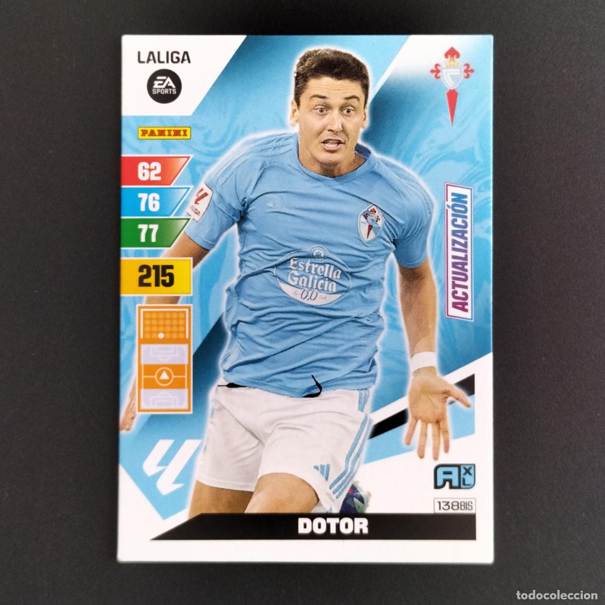 Cromos de F&uacute;tbol: 138 BIS DOTOR ACTUALIZACION CELTA VIGO CROMOS ADRENALYN XL LALIGA CARD 2023 2024 23 24 PANINI