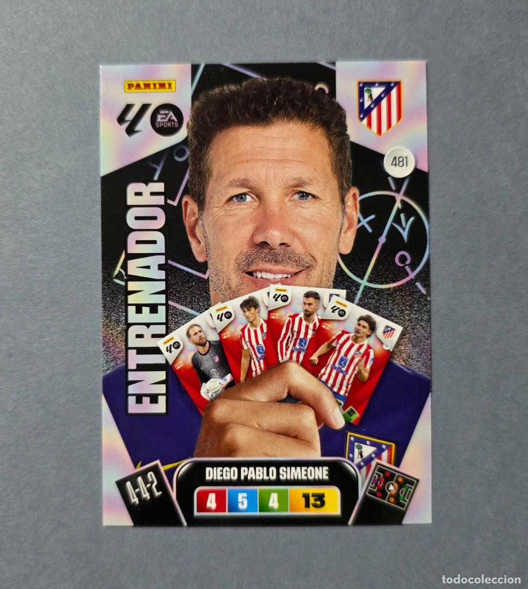 Cromos de F&uacute;tbol: 481 DIEGO PABLO SIMEONE (ENTRENADOR) - ATL&Eacute;TICO MADRID - ADRENALYN XL 2025-26 - 25/26 (NUEVO)