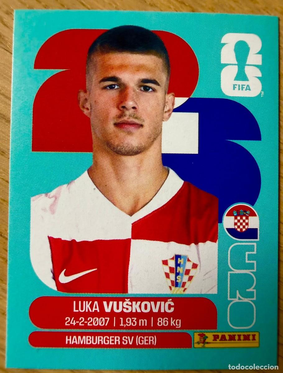 Cromos de F&uacute;tbol: CRO6 CRO 6 VUSKOVIC CROACIA MUNDIAL FIFA WORLD CUP 2026 26 STICKER CROMO PANINI SIN PEGAR