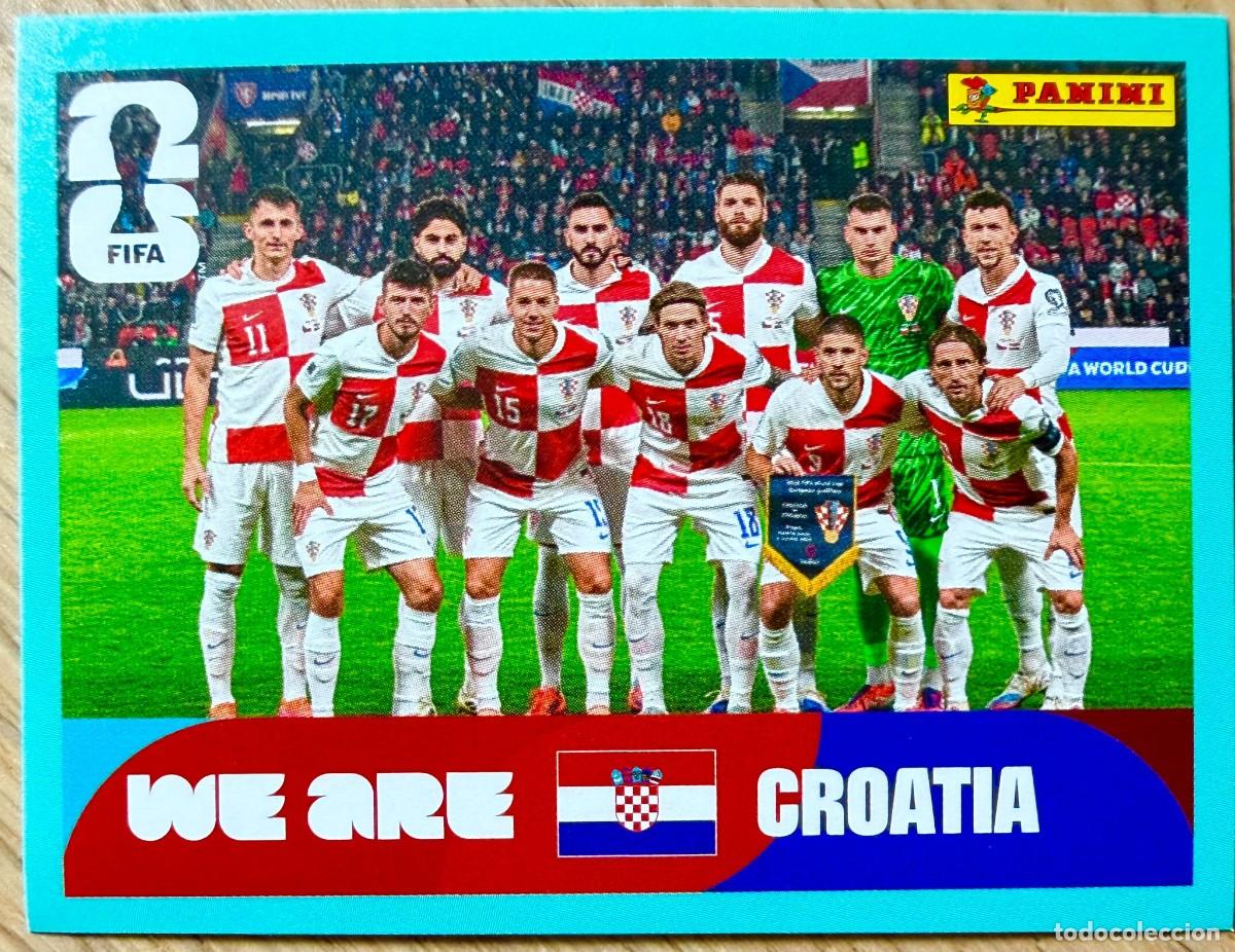 Football Stickers: CRO13 CRO 13 PLANTILLA CROACIA MUNDIAL FIFA WORLD CUP 2026 26 STICKER CROMO PANINI SIN PEGAR