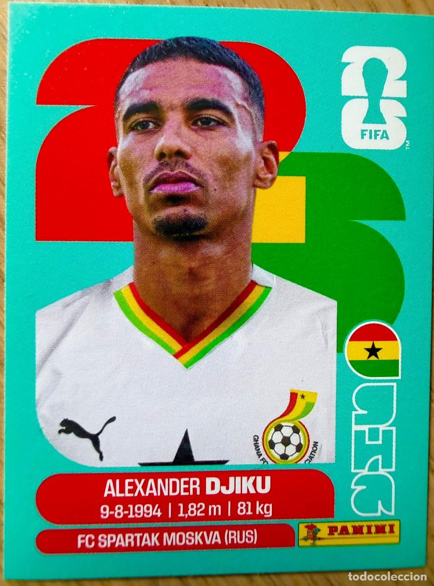Cromos de F&uacute;tbol: GHA6 GHA 6 DJIKU GHANA MUNDIAL FIFA WORLD CUP 2026 26 STICKER CROMO PANINI SIN PEGAR