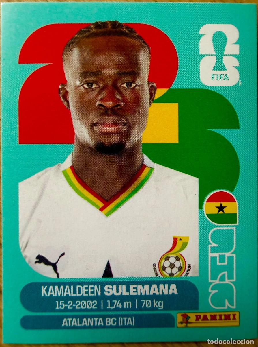 Cromos de F&uacute;tbol: GHA12 GHA 12 SULEMANA GHANA MUNDIAL FIFA WORLD CUP 2026 26 STICKER CROMO PANINI SIN PEGAR