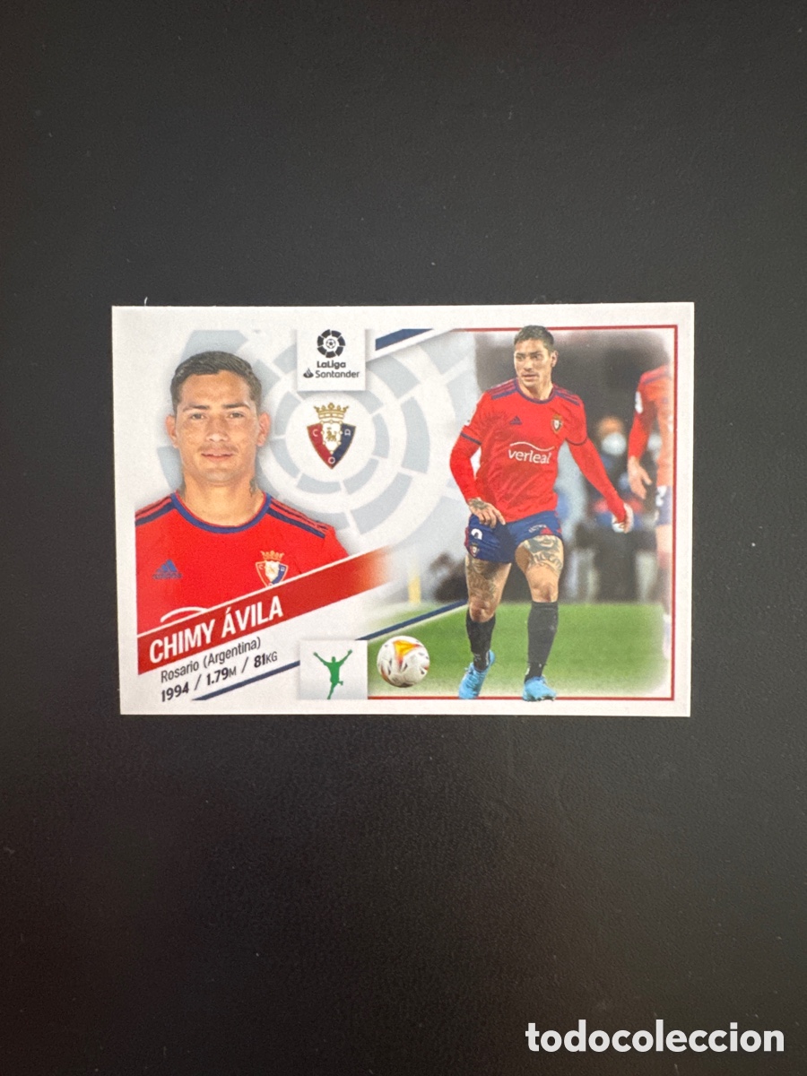 Cromos de F&uacute;tbol: CHIMY &Aacute;VILA OSASUNA N&Uacute;MERO 18 LIGA ESTE 2022 2023