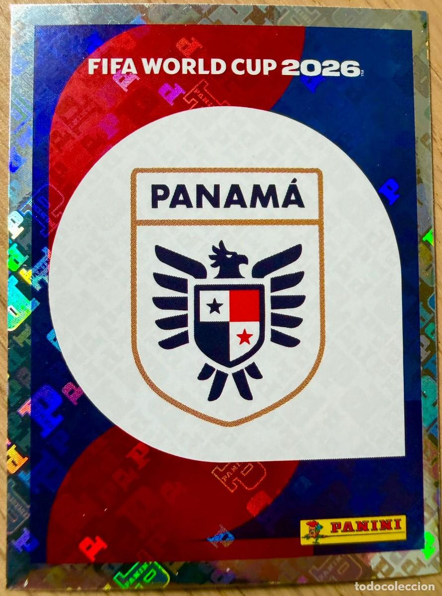 Cromos de F&uacute;tbol: PAN1 PAN 1 ESCUDO PANAMA MUNDIAL FIFA WORLD CUP 2026 26 STICKER CROMO PANINI SIN PEGAR