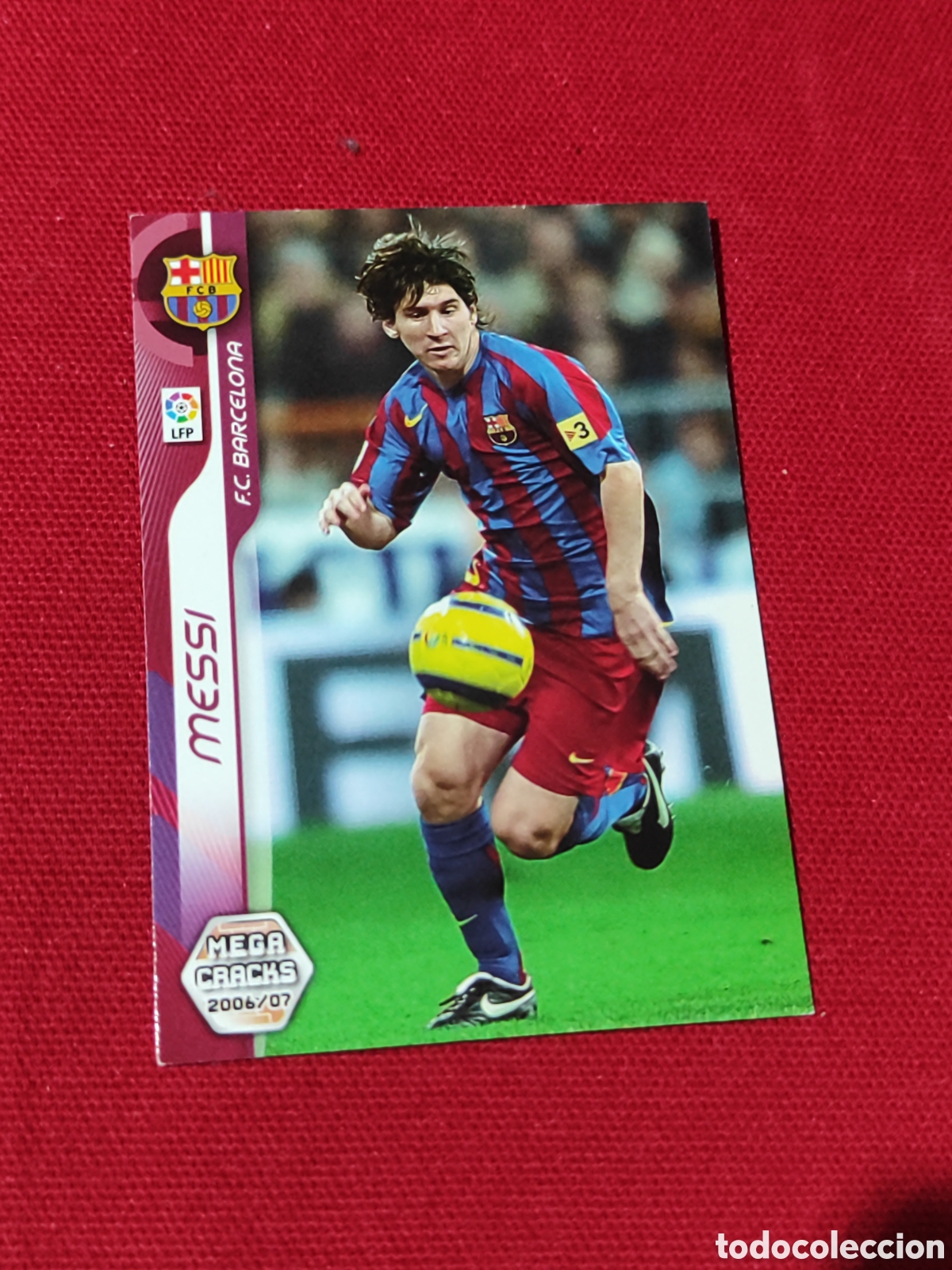 Cromos de F&uacute;tbol: 54 Cromo Messi Megacracks F.C.BARCELONA 2006 2007 06 07 PANINI TRADING CARD