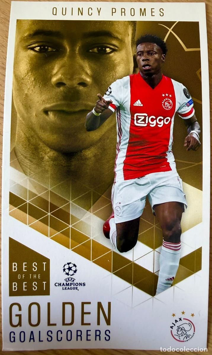 Cromos de F&uacute;tbol: 81 QUINCY PROMES GOLDEN GOALSCORERS AJAX UEFA CHAMPIONS LEAGUE BEST OF THE BEST 20 21 CARTA XL