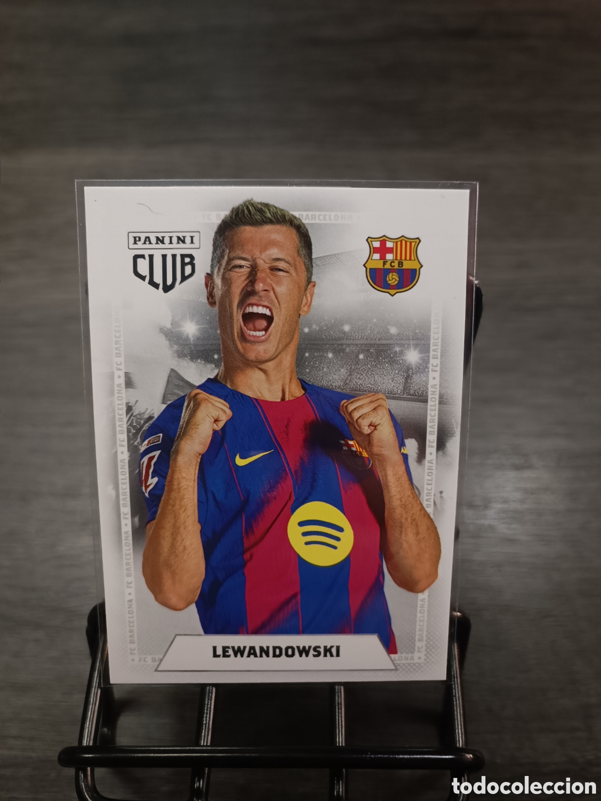 Cromos de F&uacute;tbol: Panini Club Lewandowski Barcelona