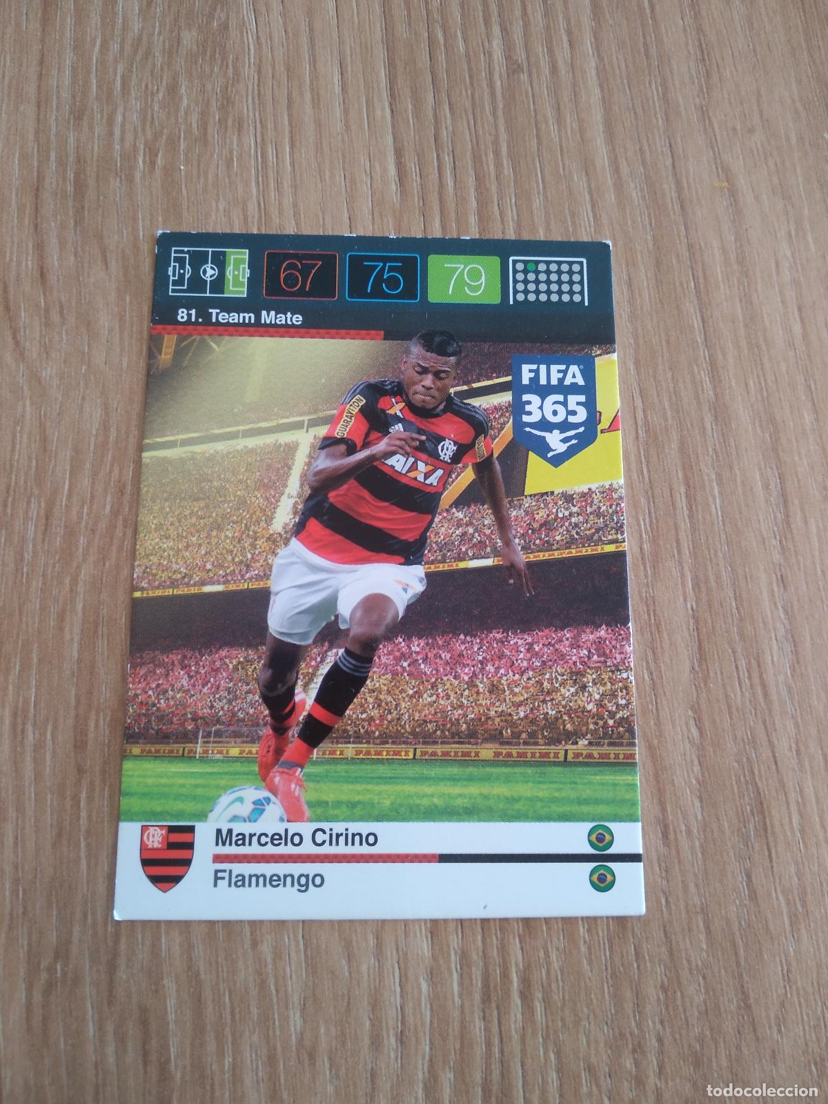 Cromos de F&uacute;tbol: 81 MARCELO CIRINO FLAMENGO CROMO FUTBOL PANINI FIFA 365 2015-2016 ADRENALYN 15-16
