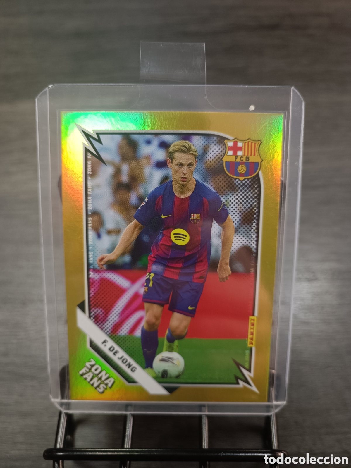 Cromos de F&uacute;tbol: Panini Club De Jong Oro