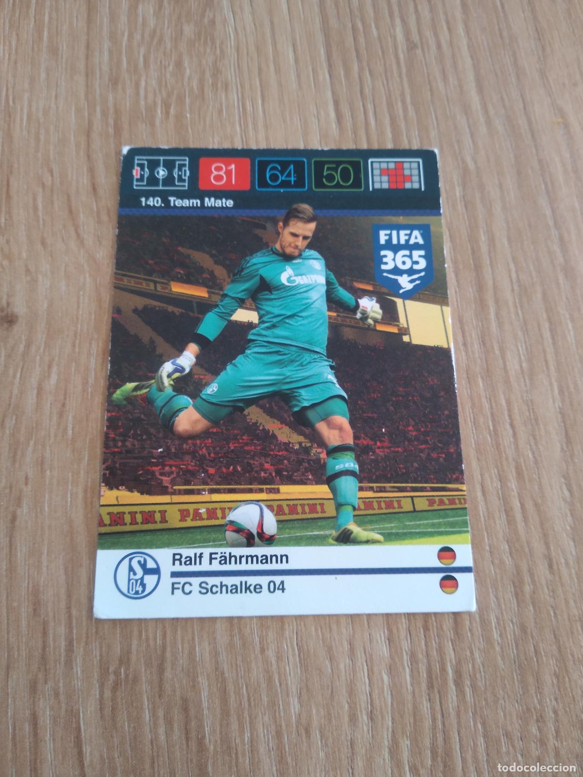 Cromos de F&uacute;tbol: 140 RALF FAHRMANN SCHALKE 04 CROMO FUTBOL PANINI FIFA 365 2015-2016 ADRENALYN 15-16