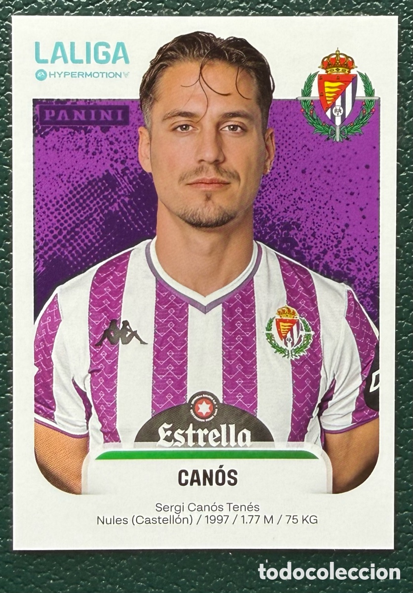 Cromos de f&uacute;tbol: 398 CAN&Oacute;S REAL VALLADOLID CROMOS ALBUM LA LIGA HYPERMOTION 2025 2026 25 26 PANINI