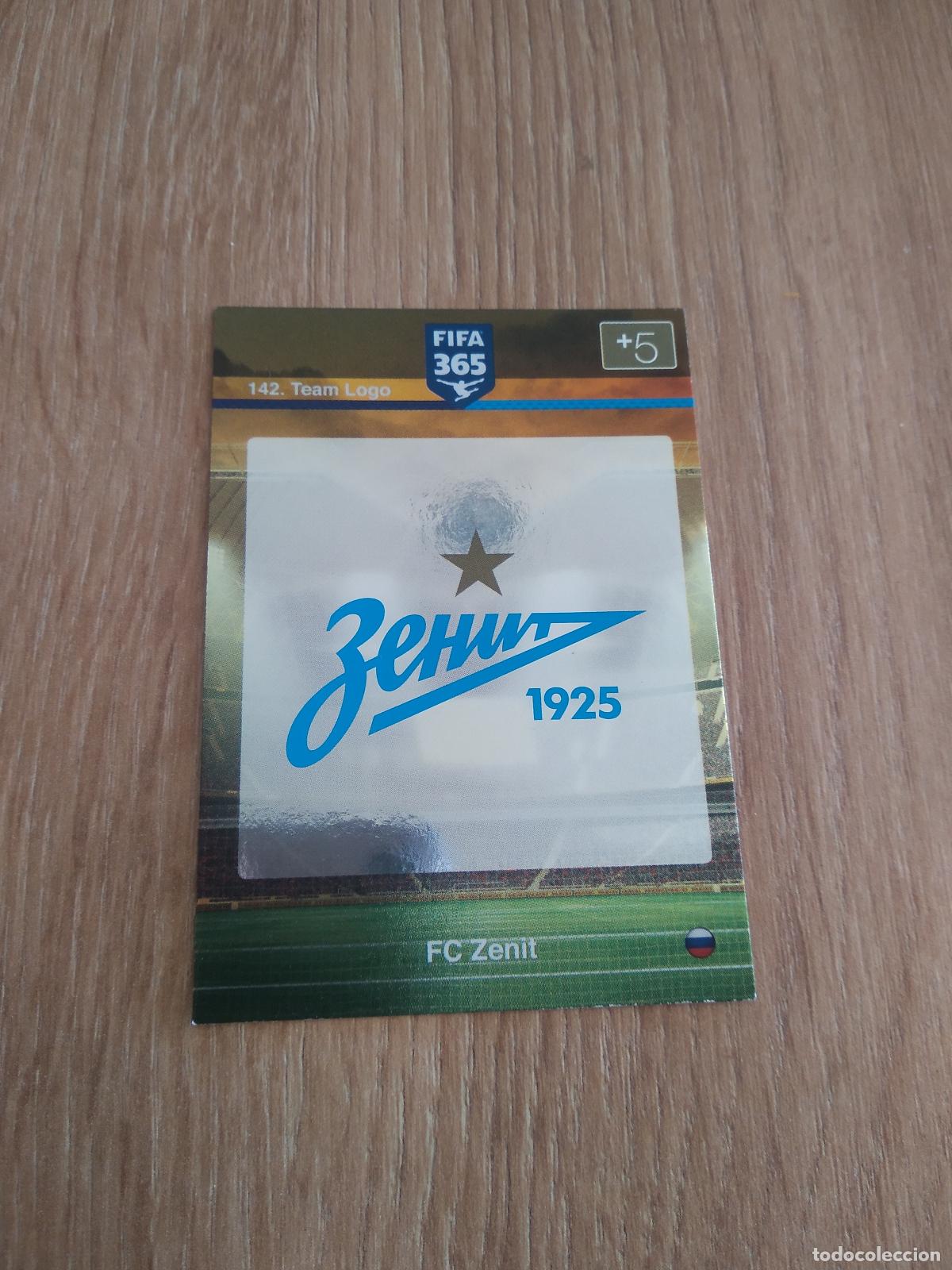 Cromos de F&uacute;tbol: 142 ESCUDO ZENIT CROMO FUTBOL PANINI FIFA 365 2015-2016 ADRENALYN 15-16