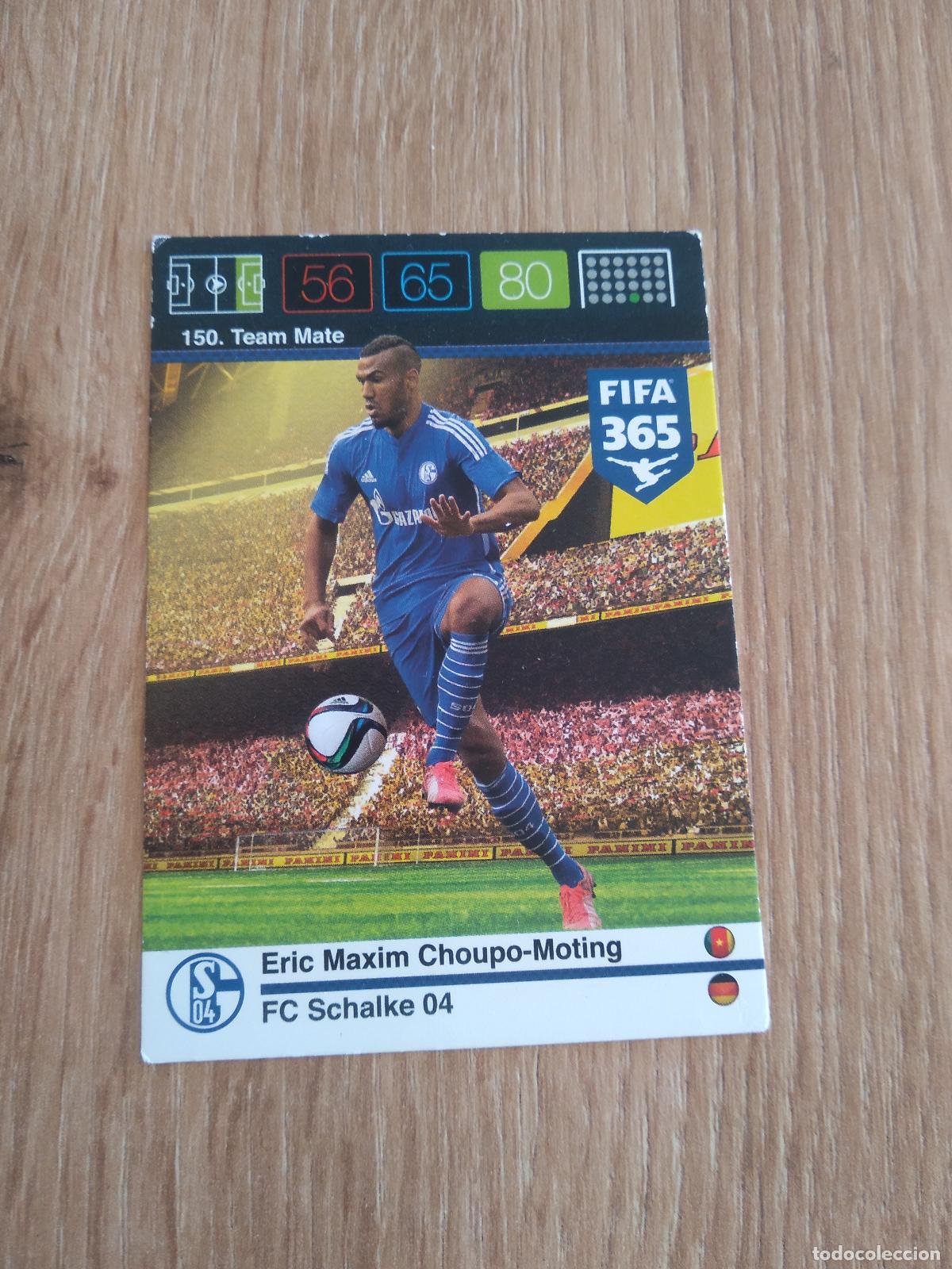 Cromos de F&uacute;tbol: 150 CHOUPO-MOTING SCHALKE 04 CROMO FUTBOL PANINI FIFA 365 2015-2016 ADRENALYN 15-16