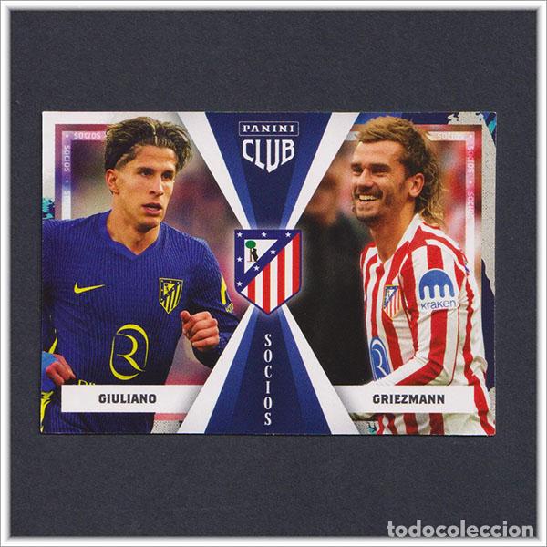 Fu&szlig;ball-Sticker: PANINI CLUB 2025 2026 25 26 ATL&Eacute;TICO MADRID GIULIANO GRIEZMANN 47 SOCIOS LIGA ALBUM COLECCI&Oacute;N